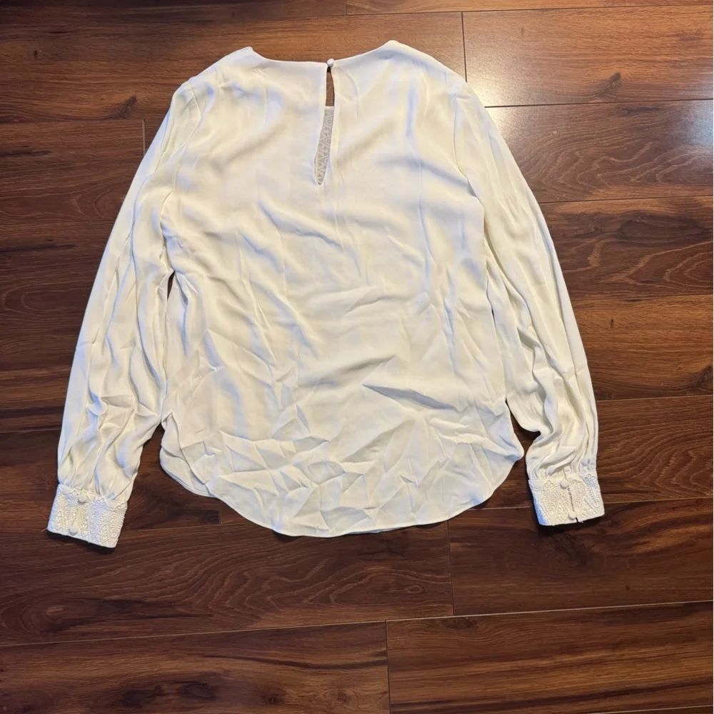White Work Blouse - Picture 6 of 7